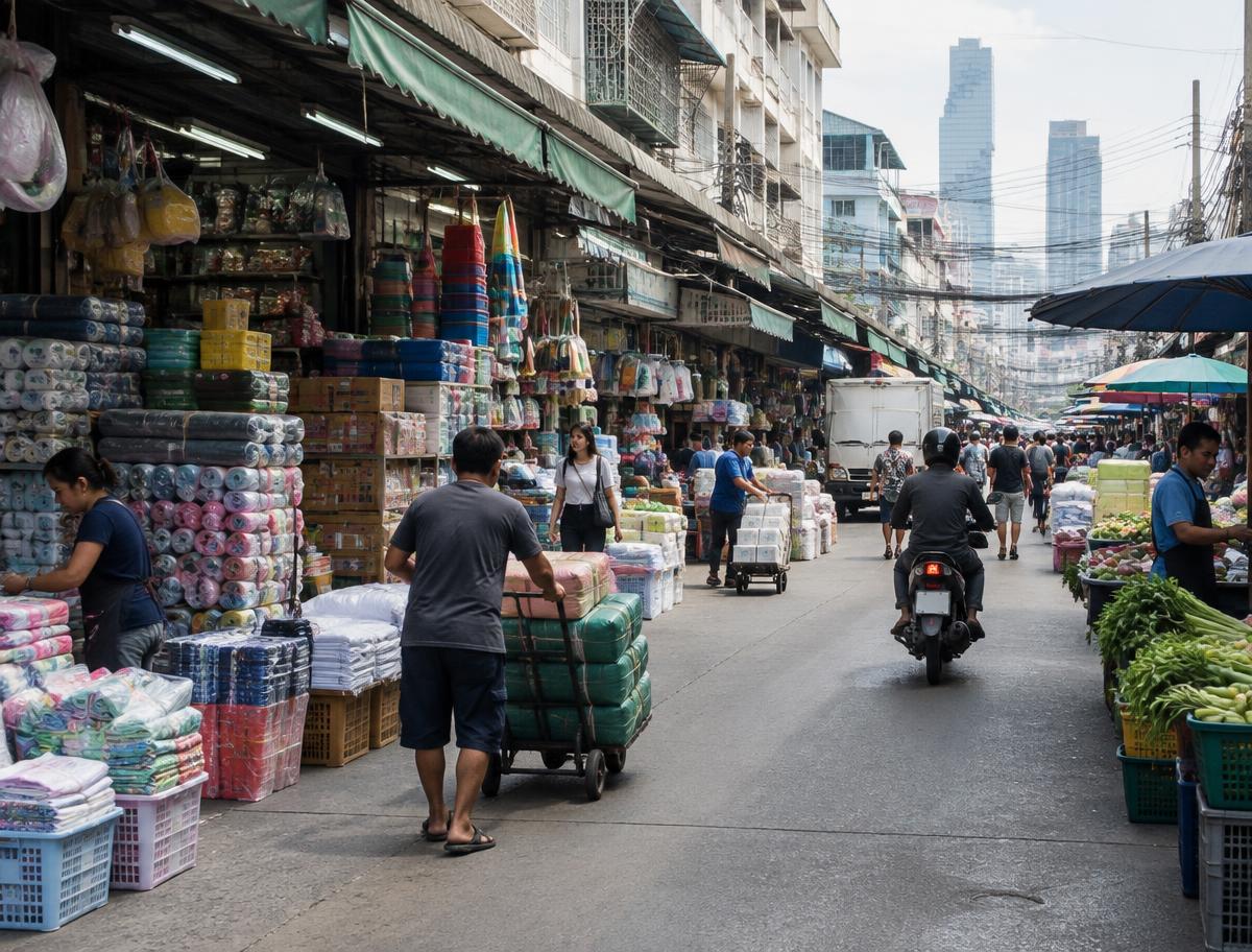ย่านตลาดค้าส่งในกรุงเทพฯ (ภาพประกอบ)